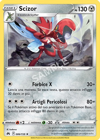 86/159 Scizor - ZENIT REGALE