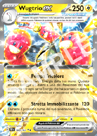 60/162 Wugtrio EX - CRONOFORZE