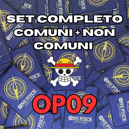 ONE PIECE - Set Completo COMUNI + NON COMUNI - EMPERORS IN THE NEW WORLD - OP09
