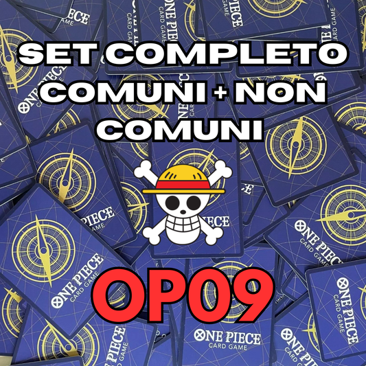 ONE PIECE - Set Completo COMUNI + NON COMUNI - EMPERORS IN THE NEW WORLD - OP09