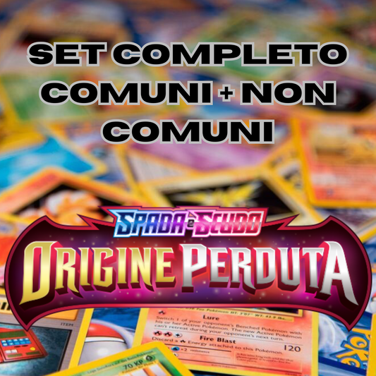 POKEMON - Set Completo COMUNI + NON COMUNI - ORIGINE PERDUTA