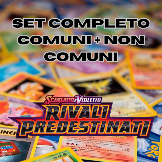 POKEMON - Set Completo COMUNI + NON COMUNI - RIVALI PREDESTINATI