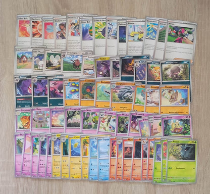 POKEMON - Set Completo COMUNI + NON COMUNI - DESTINO DI PALDEA