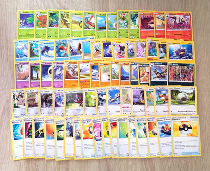 POKEMON - Set Completo COMUNI + NON COMUNI - ZENIT REGALE