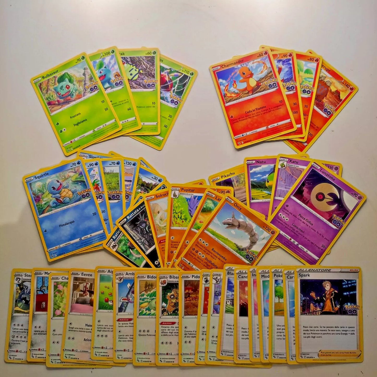 POKEMON - Set Completo COMUNI + NON COMUNI - POKEMON GO